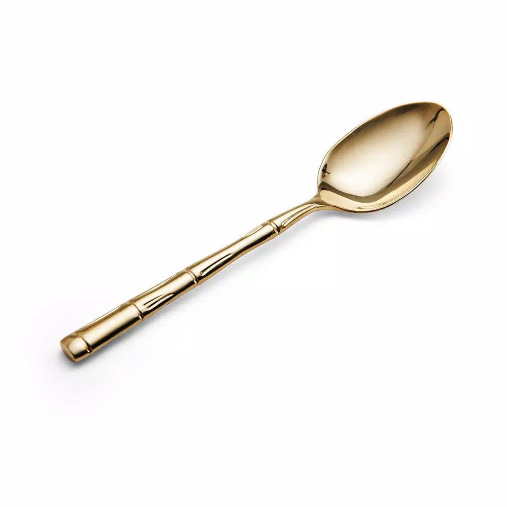 Wallace Bamboo Gold 18/10 Stainless Steel Serving Spoon