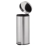 Honey-Can-Do Stainless Steel Step Trash Can Combo Set, 30L and 3L Round thumbnail 3