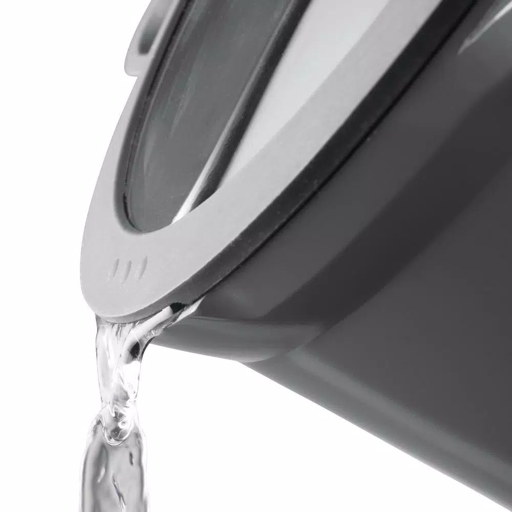 BergHOFF GEM Stay Cool 5 qt. Cast Aluminum Nonstick Stock Pot with Glass Lid, Gray