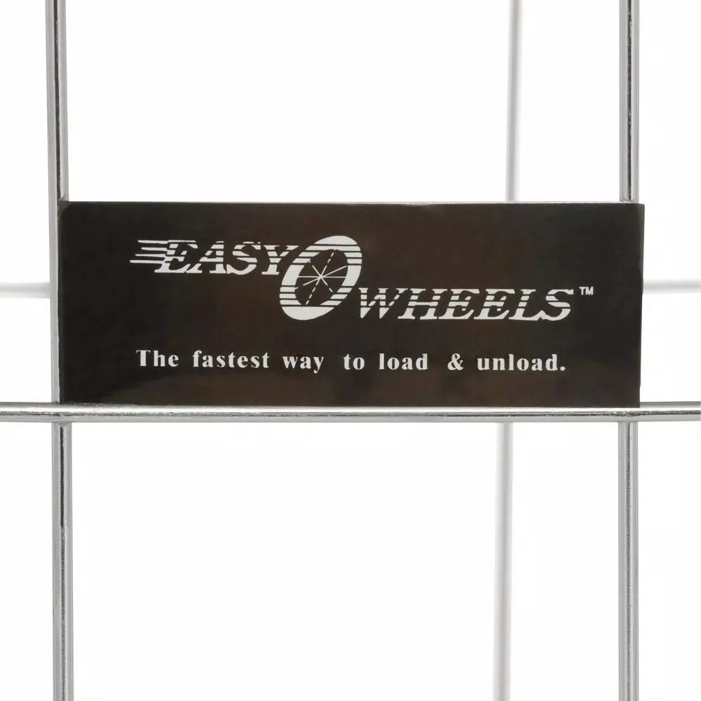 Easy Wheels Jumbo Shopping Cart, Heavy Duty Steel, Elite Chrome Finish