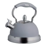 Typhoon Living Blue 10.5-Cup 85 fl. oz. Stainless Steel Stove Top Whistling Kettle thumbnail 1