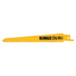 DEWALT 6 in. Bi-Metal Reciprocating Saw Blade, 5/8 TPI, Taper Back (5-Pack) thumbnail 4