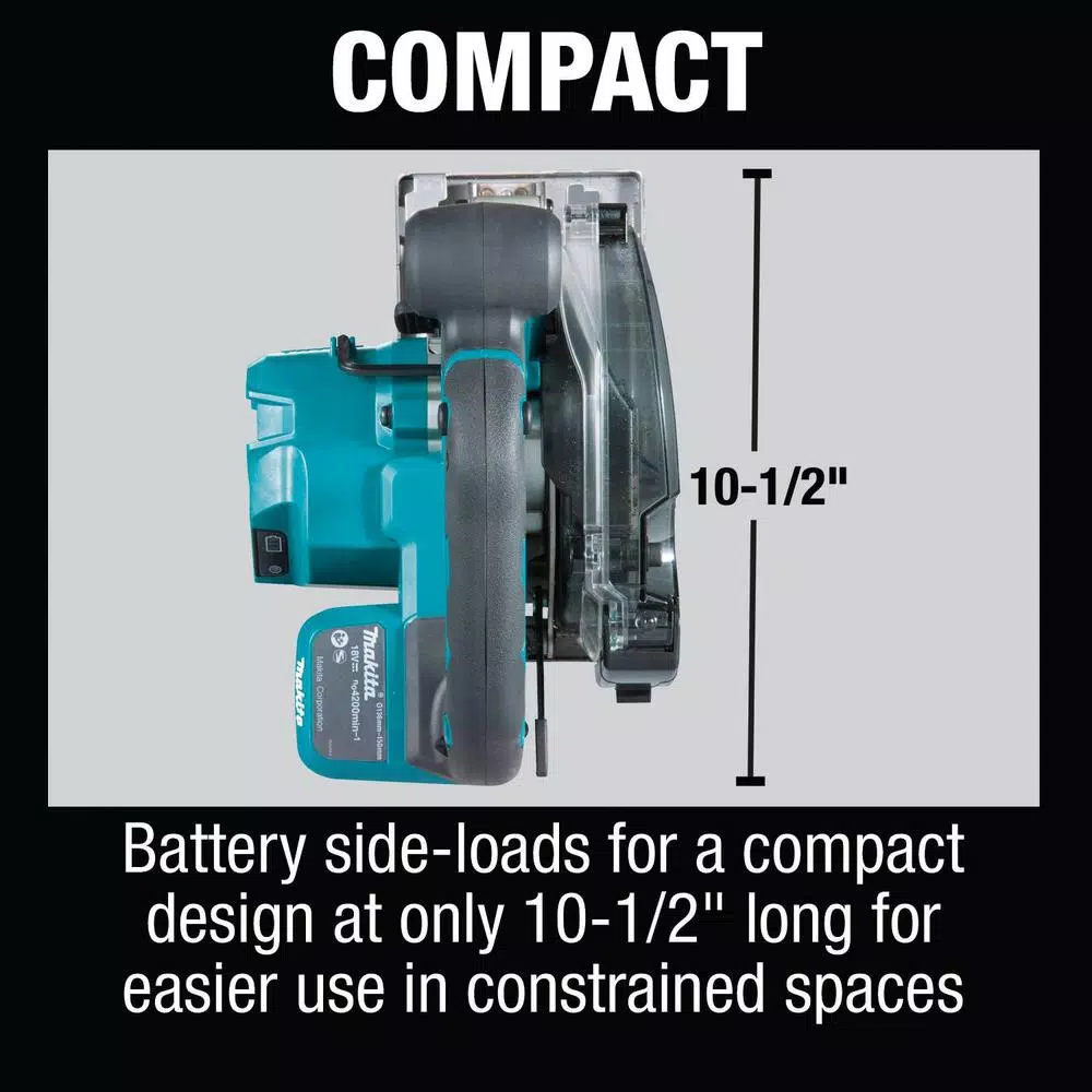 Makita 18V LXT Brushless 5-7/8 in. Metal Cutting Saw Kit with 5.0 Ah Battery
