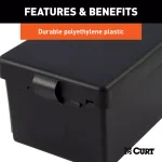 CURT Lockable Breakaway Battery Case, 5" x 3-1/4" x 3-7/8" thumbnail 5
