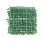 Ejoy GorgeousHome Artificial Ficus Boxwood Hedge Greenery Panels, 20 in. x 20 in. (12-Pack) thumbnail 3