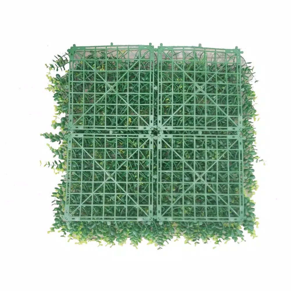 Ejoy GorgeousHome Artificial Ficus Boxwood Hedge Greenery Panels, 20 in. x 20 in. (12-Pack)