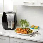 Hamilton Beach 3.4 Qt. Air Fryer with Nonstick Basket, 1500W, Black thumbnail 3