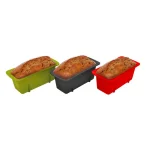 Starfrit Silicone Mini Loaf Pans, Set of 3, Rectangle Shape thumbnail 6