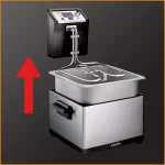 Krups KJ502 Professional Deep Fryer, 4.5L Capacity with 3 Baskets and 4 Preset Functions thumbnail 7