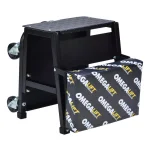 Omega Lift 2-in-1 Mechanics Creeper Seat and Step Stool with Reinforced Steel Frame thumbnail 1