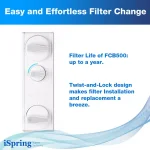 iSpring RO500 Replacement Carbon Block Filter for Tankless Reverse Osmosis Systems thumbnail 3