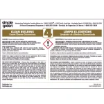 Simple Green Clean Building Carpet Cleaner Secondary Labels, Bilingual, 10-Pack thumbnail 1