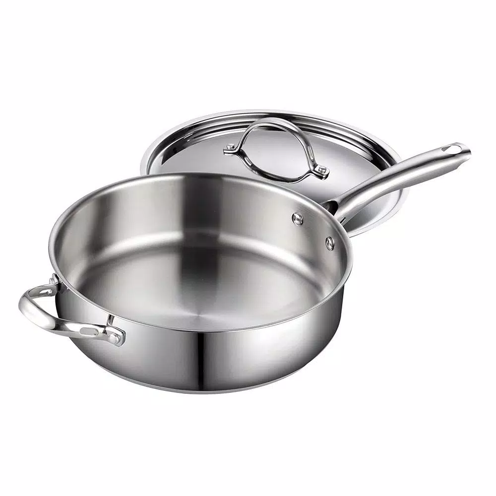 Cooks Standard 5 Qt. Stainless Steel Saute Pan with Lid