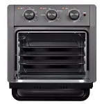Boyel Living 19 Qt. Air Fryer Toaster Oven with Air Fry, Roast, Toast, Broil, Bake Functions - Sandy Grey thumbnail 4