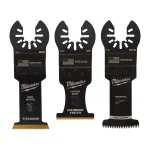 Milwaukee OPEN-LOK 3-Piece Universal Oscillating Multi-Tool Blade Variety Pack thumbnail 1