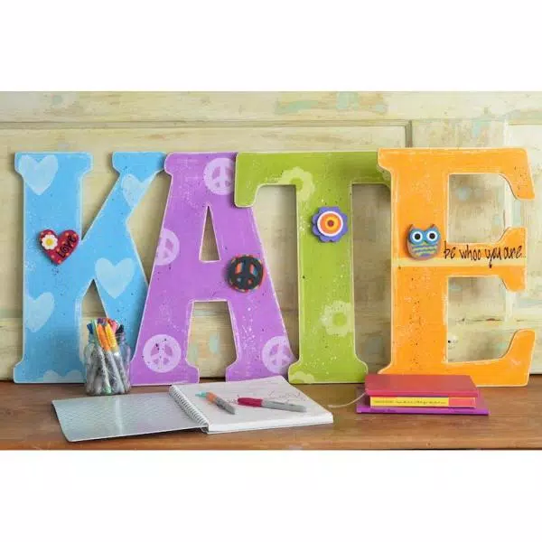 Jeff McWilliams Designs 23 in. Oversized Unfinished Wood Letter A - Industrial Style Wall Decor