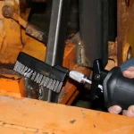 ReciproTool Stainless Steel Wire Straight Brush for Reciprocating Saws, Compatible with Universal Adapter thumbnail 4
