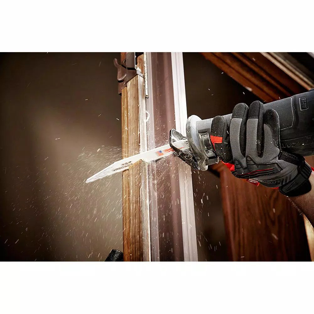 Milwaukee WRECKER 6 in. Multi-Material Demolition Reciprocating Saw Blades, 7/11 TPI (5 Pack)