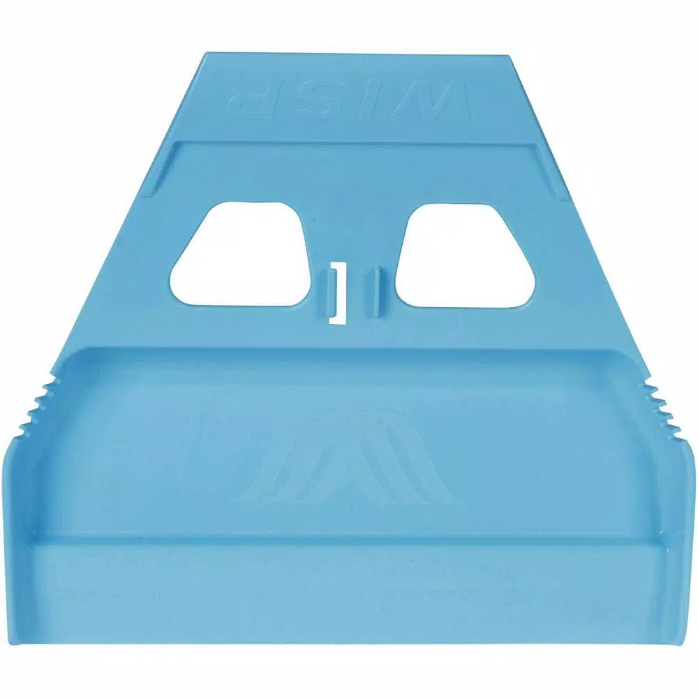 WISP miniWISP 6 in. Blue Whisk Broom and 7 in. Plastic Dustpan Set with Electrostatic Bristle Seal Technology