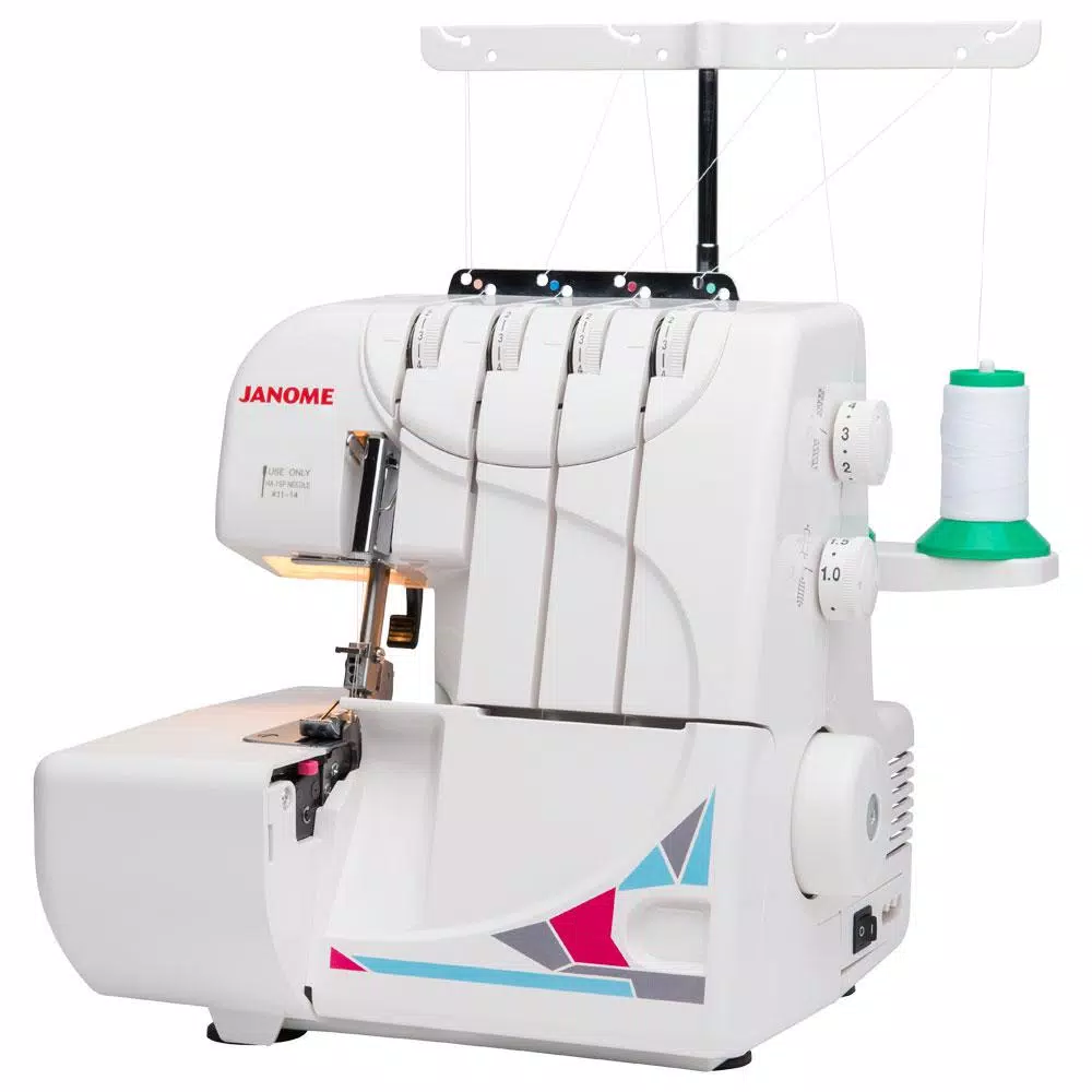 Janome MOD-8933D Serger Machine with 3/4 Thread Capability and Differential Feed