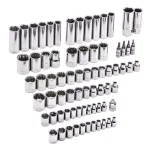 Crescent 170-Piece Mechanic Tool Set with 1/4 in. 3/8 in. and 1/2 in. Drive SAE/Metric Sockets thumbnail 5