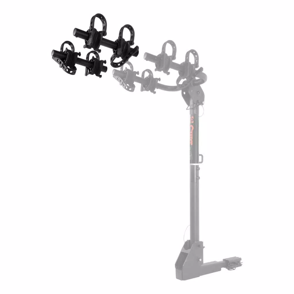 CURT Extendable Hitch Mounted Bike Rack, 2 to 4 Bike Capacity, 1.25" or 2" Receiver
