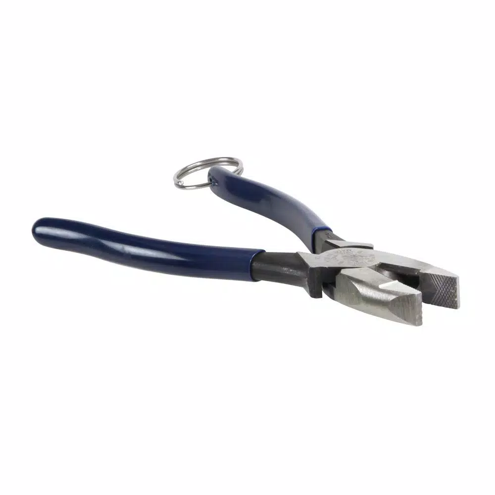 Klein Tools High Leverage Side Cutters with Tether Ring