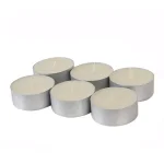 Zest Candle Ivory Mega Oversized Tealight Candles, 2.25 in. Diameter, 10-Hour Burn Time (12-Pack) thumbnail 2