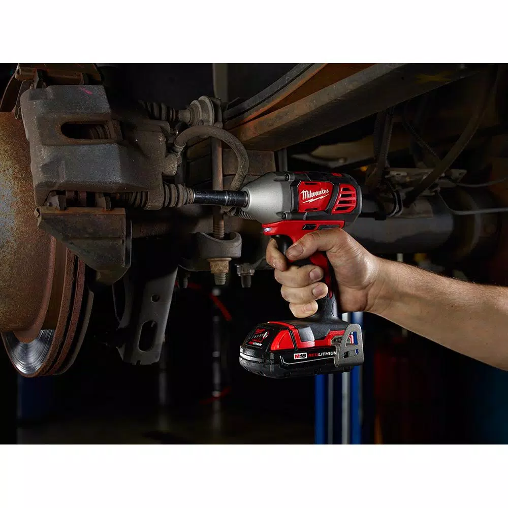 Milwaukee M18 3/8 in. Cordless Impact Wrench Starter Kit with 5.0 Ah Battery and Charger