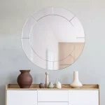 StyleWell 29 in. Round Classic Frameless Accent Mirror thumbnail 3