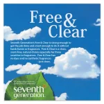 seventh generation Free and Clean Hand Wash Liquid, Plant-Based, Hypoallergenic, 1 Gallon (2/Carton) thumbnail 2