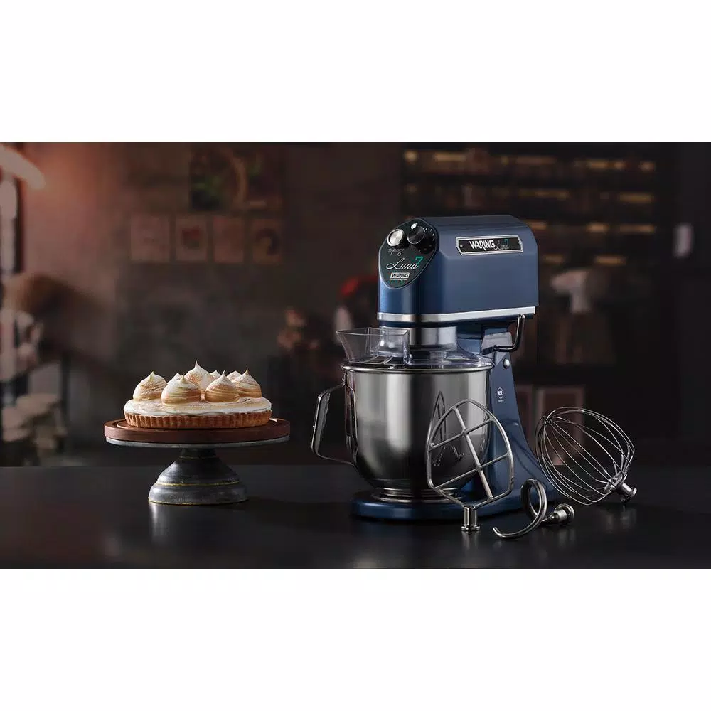 Waring Commercial Waring Luna 7 Qt. Planetary Stand Mixer, 11-Speed, Blue