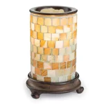 Candle Warmers Etc 8.8 in. Sea Glass Illumination Fragrance Warmer - Coastal Style Wax Melt Burner thumbnail 1