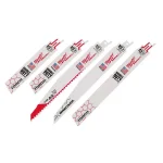 Milwaukee 5-Piece Demolition Bi-Metal Reciprocating Saw Blade Set thumbnail 4
