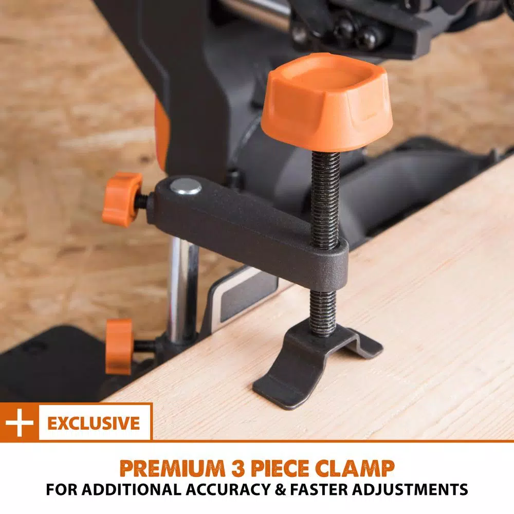 Evolution Power Tools Evolution 10 Amp 7-1/4 in. Sliding Compound Miter Saw with Laser Guide and Multi-Material Blade
