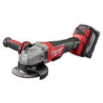 Milwaukee M18 FUEL 4-1/2 in./5 in. Cordless Angle Grinder Kit with (2) 9.0 Ah Batteries & Rapid Charger thumbnail 3