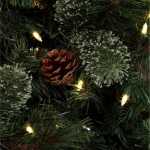 Home Accents Holiday 9 ft Alexander Pine Pre-Lit LED Artificial Christmas Tree with 650 SureBright Warm White Lights thumbnail 7