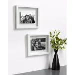 DesignOvation Gallery 8x10 White Satin Wood Float Picture Frame Set, 4-Pack thumbnail 6
