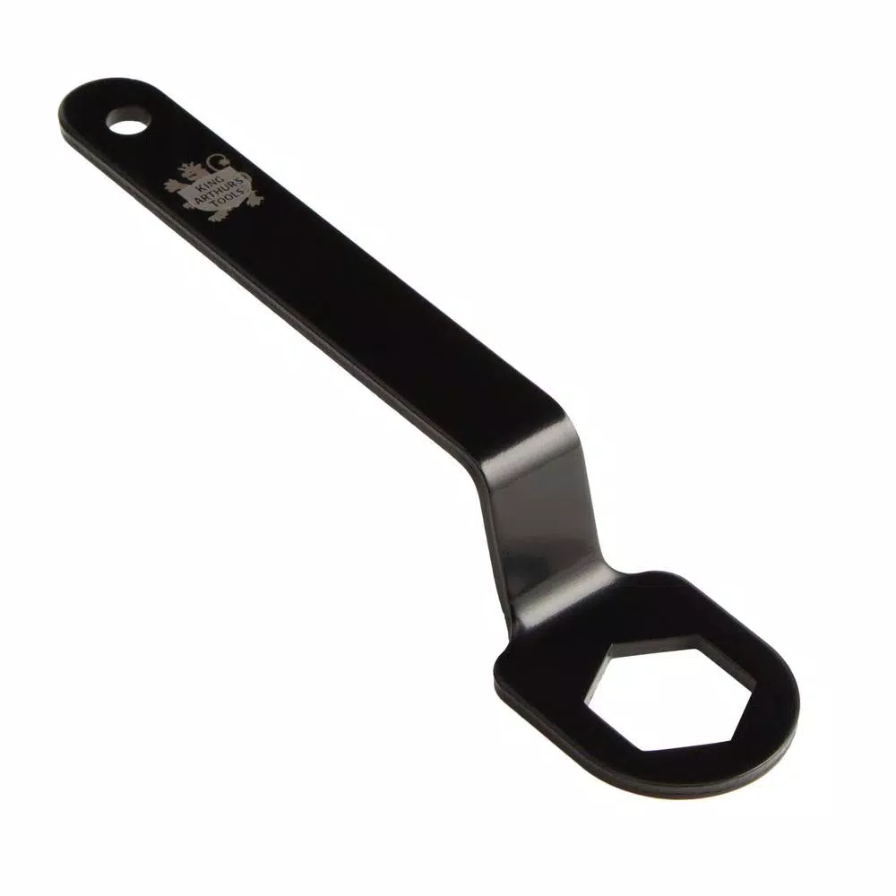 King Arthur's Tools Universal Angle Grinder Wrench, Flange and Nut Set for 5/8 in. and 14 mm Spindles