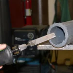 ReciproTool Metal File Half-Round Reciprocating Saw Accessory for Filing and Deburring thumbnail 6