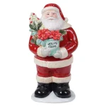Certified International A Christmas Story 3D Santa Cookie Jar, 56 oz. Multicolored Earthenware thumbnail 1