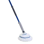 Quickie Microfiber Twist String Mop 4-Pack with Ratcheting Wringing Handle thumbnail 2