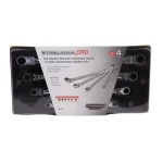 Steelman PRO 96750 SAE Flexible Universal Spline Ratcheting Wrench Set, 4-Piece thumbnail 6