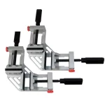 Wolfcraft Quick-Release 90-Degree Angle and Corner Clamp, 2-Pack thumbnail 1