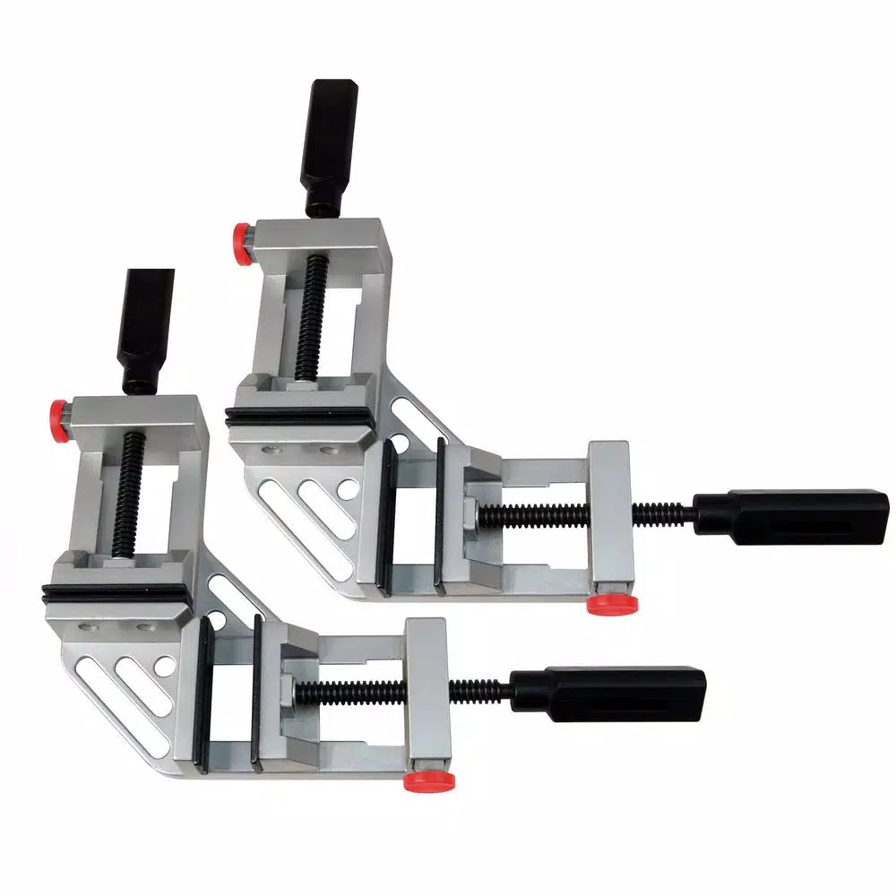Wolfcraft Quick-Release 90-Degree Angle and Corner Clamp, 2-Pack