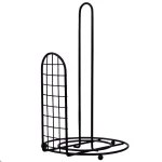 Unbranded Grid Collection Black Steel Free Standing Paper Towel Holder thumbnail 3