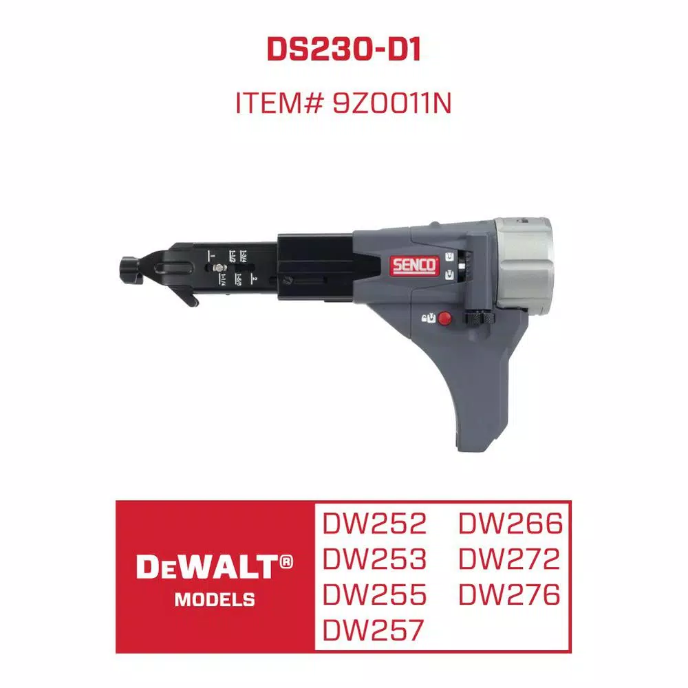 Senco DeWalt DS230-D1 2 in. Auto-Feed Screwdriver Attachment for Select AC Models
