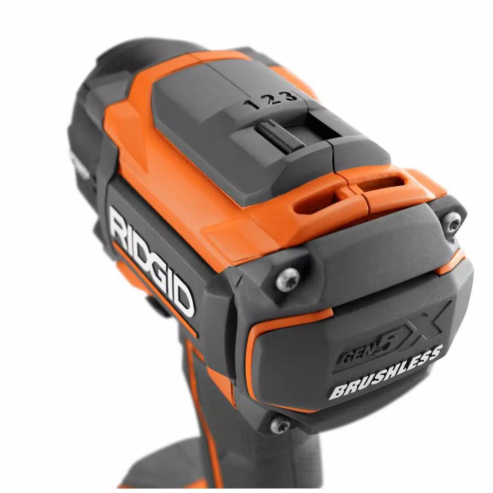 RIDGID 18V STEALTH FORCE Brushless Cordless 1/4 in. 3-Speed Impact Driver (Tool Only)