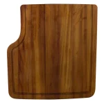 ALFI BRAND Iroko Wood Cutting Board - Large Rectangular Butcher Block for Chopping and Serving thumbnail 1
