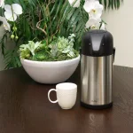 Mr. Coffee Javamax 2.24 Qt. Stainless Steel Vacuum Insulated Pump Pot Beverage Dispenser thumbnail 3